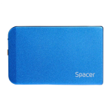 HDD Enclosure Spacer SPR-25611B 2.5" SATA USB 3.0 Albastru