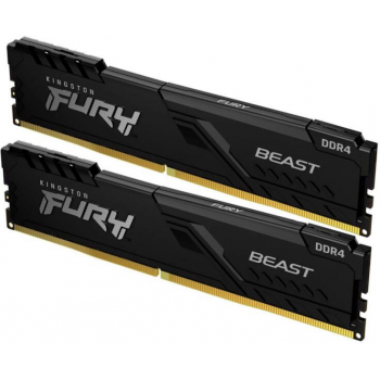 Memorie Kingston 16GB DDR4-3200MHZ CL16 DIMM/(KIT OF 2) FURY BEAST BLACK KF432C16BBK2/16