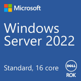 Dell WINDOWS SERVER 2022STANDARD/ROK16CORE (FOR DISTRIBUTOR SALE 634-BYKR