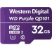 Card memorie Western Digital WD PURPLE QD101 MICROSD 32GB/3YEAR WARRANTY WDD032G1P0C