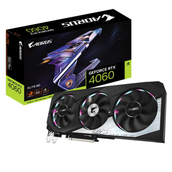 Placa video Gigabyte GB AORUS GEFORCE RTX 4060 ELITE OC 8G GV-N4060AORUS E-8G