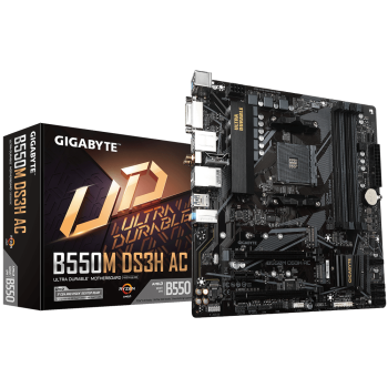 Placa baza Gigabyte MB GB B550M DS3H AC AM4 DDR4 