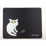 Mouse Pad Serioux Cat and mice MSP02 black SRXA-MSP02