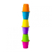 TOMY FAT BRAIN SET 6 CUPE DE SILICON COLORATE TFA183