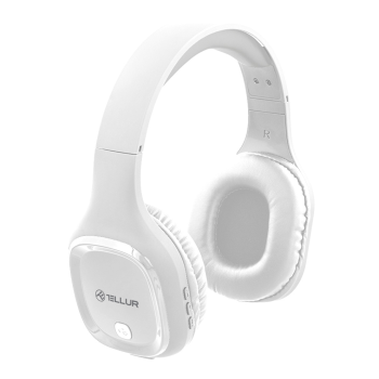 Casti cu micr. Tellur Pulse, alb TLL511371
