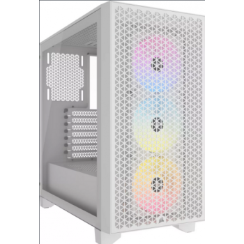 Carcasa Corsair CR 3000D RGB ATX WH CC-9011256-WW