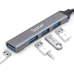 HUB extern Spacer USB- C, aluminiu SPHB-TYPEC-4U-01