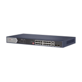 Switch 20 porturi Gigabit fara management, Hi PoE, 2 x RJ45, 2 x SFP 225W - HIKVISION DS-3E0520HP-E  
