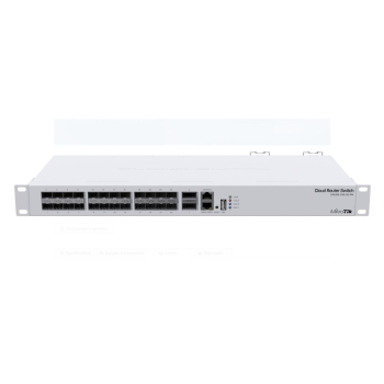 Management Switch 24 x SFP+ 10Gbps, 2 x QSFP+ 40Gbps - Mikrotik CRS326-24S+2Q+RM  