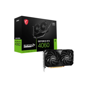 Placa video MSi GeForce RTX 4060 VENTUS 2X BLACK 8 GB OC GEFORCE RTX 4060 VENTUS 2X BLACK 8G OC 