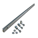 MOTORLINE Cremaliera metalica zincata 30x12 mm - lungime 1M CRM4 