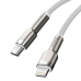 Cablu Baseus Type-C la Lightning 1m alb CATLJK-A02