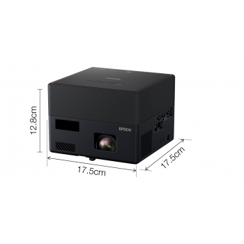 Proiector Epson EF-12 Mini laser Smart projector, 3LCD, 1000 lumeni, FHD 1920*1080, 16:9, 2.500.000:1, laser, dimensiune maxima imagine 150