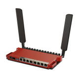 MIKROTIK ROUTER AX600 8P GB 2.4GHZ L009UIGS-2HAXD-IN