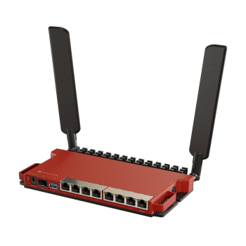 MIKROTIK ROUTER AX600 8P GB 2.4GHZ L009UIGS-2HAXD-IN