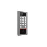 Terminal control acces si interfon cu tastatura si cititor card, rezolutie 2MP, Wi-Fi, RS485, Alarma - HIKVISION DS-K1T502DBWX-C  