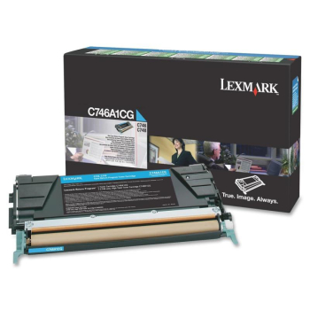 Lexmark RET. PROGR. TONER CARTR. CYAN/CYAN 7K PGS F/ C746 C748 C746A1CG