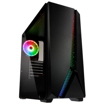 Carcasa Kolink Quantum RGB Mid-Tower Tmp G negru 