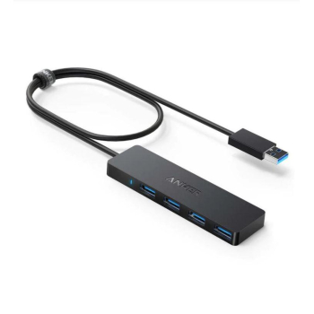 Hub USB 4 x USB 3.2 Anker, negru A7516016