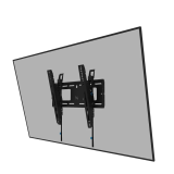 Suport perete NM tilt 32''-75'' 100kg ng  