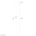 Neomounts NM 100 cm extension pole FPMA-C340BLACK NS-EP100BLACK