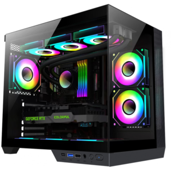 Carcasa PC Serioux SHADOW, fara sursa, Middle Tower, 3 ventilatoare incluse, ATX SRXC-SHADOW Carcasa PC Serioux SHADOW, fara sursa, Middle Tower, 3 ventilatoare incluse, ATX SRXC-SHADOW