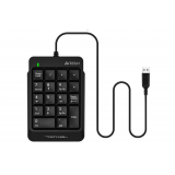 Tastatura numerica A4tech Fstyler, 18 taste, USB, 150cm, negru FK-13P-BK