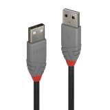 Cablu Lindy 0.5m USB 2.0 Type A, Anthra LY-36691
