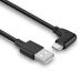 Cablu Lindy USB C 2 90 1m negru  