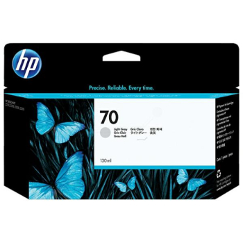 Cartus Cerneala HP Nr. 70 Light Grey Vivera Ink 130 ml for Designjet Z2100 24', Designjet Z2100 44' Q6677A, Designjet Z2100 44' Q6677C, Designjet Z3200 24' C9451A
