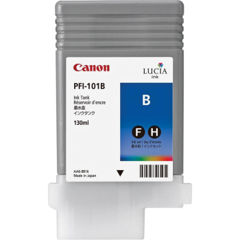 Pigment Ink Tank Canon PFI-101B Blue 130 ml for iPF5X00, iPF6100 CF0891B001AA