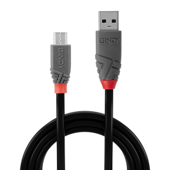 Cablu Lindy 2m USB 2.0 Type A - MicroUSB LY-36733