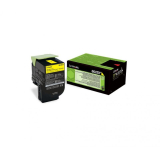 Cartus Toner Lexmark Nr. 802SY Return Program Yellow 2000 Pagini for X310, CX310, CX410, CX510 80C2SY0