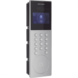 Panou exterior videointerfon TCP/IP pentru blocuri si spatii birouri, control acces integrat card si DETECTIE FACIALA - HIKVISION DS-KD9203-E6  