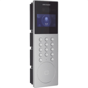 Panou exterior videointerfon TCP/IP pentru blocuri si spatii birouri, control acces integrat card si DETECTIE FACIALA - HIKVISION DS-KD9203-E6  