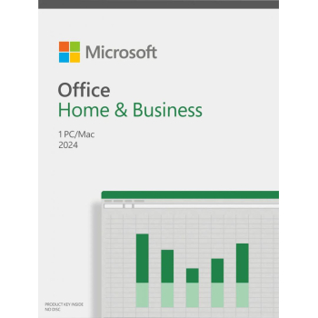 Licenta Microsoft Office Home and Business 2024 Engleza, 1 PC, EuroZone Medialess Retail EP2-06631