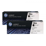Pachet Cartus Toner HP Nr. 36A Black 2 Bucati 2x 2000 Pagini for LaserJet M1120 MFP, M1120N MFP, M1522N, M1522NF, P1505, P1505N CB436AD