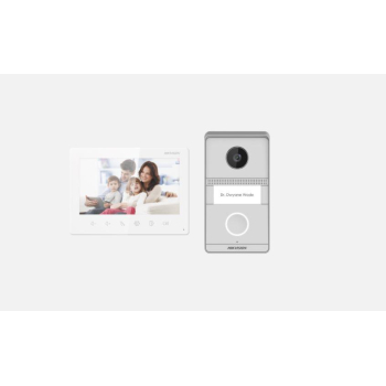 Hikvision KIT VIDEOINTERFON ANALOG 2 FIRE 1 APEL DS-KIS101-P/S   