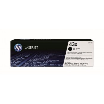 Cartus Toner HP Nr. 43X Black 38000 Pagini for LaserJet 9000, 9040, 9040 MFP, 9040DN, 9040N, 9050, 9050 MFP, 9050DN, 9050N C8543X