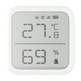 Detector de temperatura si umiditate wireless pentru AX PRO - HIKVISION DS-PDTPH-E-WE  