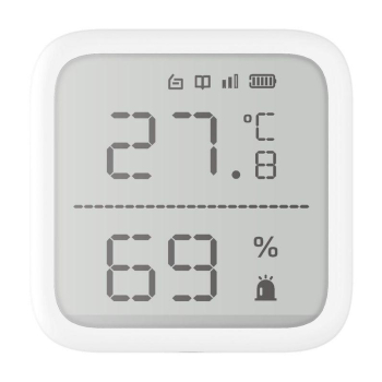Detector de temperatura si umiditate wireless pentru AX PRO - HIKVISION DS-PDTPH-E-WE  