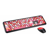 Kit Tastatura-Mouse KIT SERIOUX WIRELESS COLOURFUL 9920RD SRX9920RD