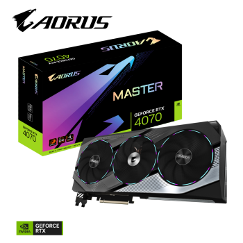 Placa video Gigabyte GB AORUS GeForce RTX 4070 MASTER 12G N4070AORUS M-12GD