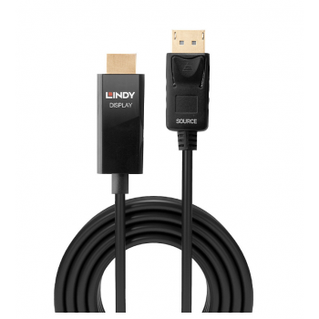 Cablu Lindy 1m DisplayPort la HDMI