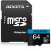 Card memorie ADATA MICROSDXC 64GB AUSDX64GUICL10A1-RA1 