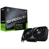 GeForce RTX 5070 12G SHADOW 2X OC, GDDR7, 192-bit, Negru GeForce RTX 5070 12G SHADOW 2X OC, GDDR7, 192-bit, Negru