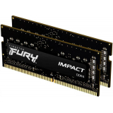Memorie Kingston 32GB DDR4-2666MHZ CL16 SODIMM/(KIT OF 2) FURY IMPACT KF426S16IBK2/32