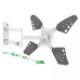 Suport TV perete Barkan FM 13-83 50kg wh 3400LW.W