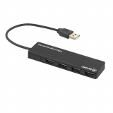 Hub USB 2.0 Tellur Basic, 4 port, negru TLL321041
