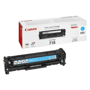 Cartus Toner Canon CRG-718C Cyan 2900 Pagini for LBP 7200CDN, MF 8330CDN, MF 8350CDN CR2661B002AA